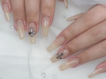 オーロラ アメ村店(AURORA)/クロム風ネイル