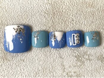 レイネイル 岐阜茜部店(RAY NAIL)/オールブルー