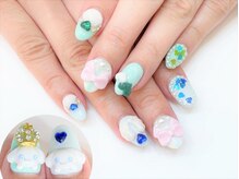 ネイルコレクション ピンク(Nail Collection Pink)/キャラクター３Ｄ♪シナモン