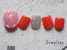 シンプリー 吉祥寺店(Simpliee by Procare nail)/【フット】定額ネイル￥7900