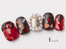 アイネイルズ 大宮店(Ｉ nails)/バレンタインイチゴ　
