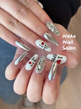 ネコ(Neko)/埋め尽くし　ミラー　キラキラ