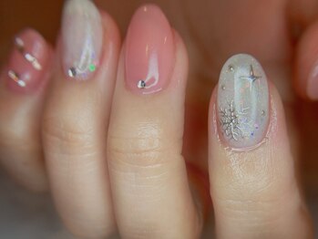 ベルジョワ(Belle Joie)の写真/長さがないと映えないと思っていたデザインもショートのまま可愛くお仕上げ♪シンプル～華やかまで楽しめる