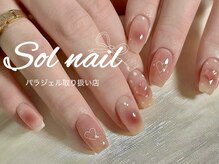 ソルネイル 池袋(Sol Nail)/定額ガーリーチークドットネイル