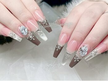 Quick Sukarupu 池袋東口【チップ長さだし専門店】/フレンチデザインネイル