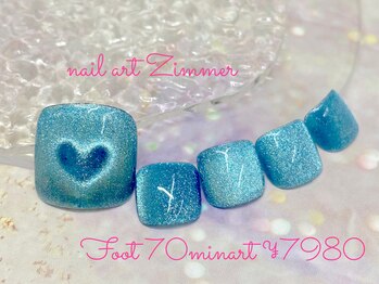 ネイルアート ジマー/フット70minart¥7980/学割あり