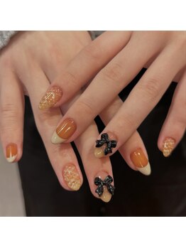 ウェイビーズ ネイル(wavy's.nail)/秋ネイル