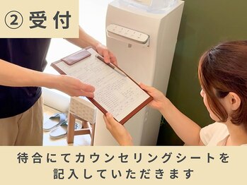スロース鍼灸整体院(SLOTH鍼灸整体院)/受付