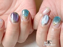 ネイルエイト 新百合ヶ丘(nail8)/夏のマグネットデザイン