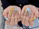 プルメリア☆ヒョウ柄フレンチ