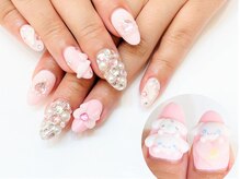 ネイルコレクション ピンク(Nail Collection Pink)/キャラクター♪シナモン：みるく