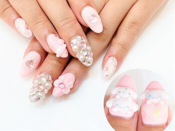 ネイルコレクション ピンク(Nail Collection Pink)/キャラクター♪シナモン：みるく
