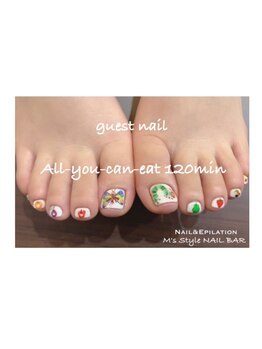 エムズスタイル ネイルバー(M's Style NAIL BAR)/guest nail