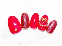 クイーンビー(QUEEN BEE)/12月定額ネイル￥6900
