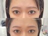 【眉デザイン未定の方】お顔分析＋眉WAX＋眉カラー＋メイク仕上げ 75分 ¥8500