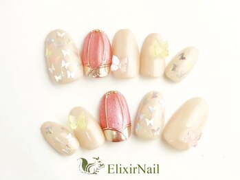 エリクサーネイル 神田(Elixir Nail)/ハンドやり放題/クーポン使用