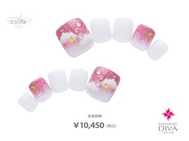 ラメグラデーションアート