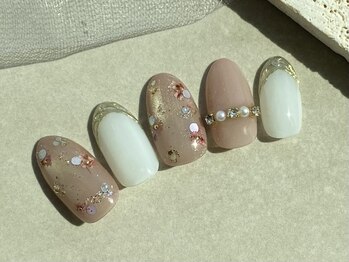 ドライフラワーネイル