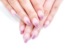 ネイルコレクション ベビーピンク(Baby Pink)/ジェル★ラメグラデ♪