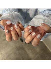 ブルー×ブラウン