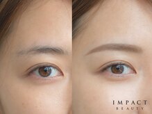 インパクト 岡山駅前サロン(IMPACT)/立体感の出るアーチ眉