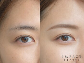 インパクト 岡山駅前サロン(IMPACT)/立体感の出るアーチ眉