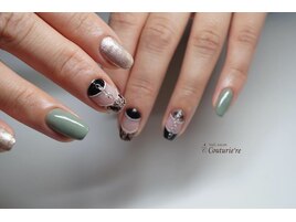 パイソン柄ネイル