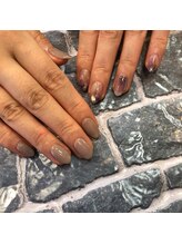 グラマラス アンジェアイ 荻窪店(glamourous ange eye)/くすみネイル