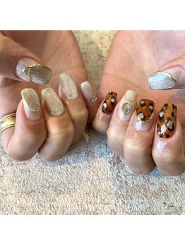 プライベートネイルサロン キャンバス(CANVAS)/アシメネイル