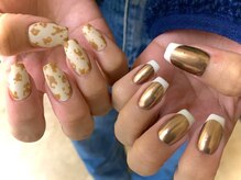 ネイルサロン ドレス(Nail Salon Dress)/[坂田] ミラーフレンチ :）