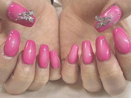 ピンク×囲みグラデーション