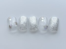 Aコース4400円ショートネイル