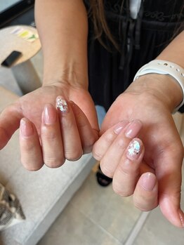 ネイル ドゥ 岡山駅前店(Nail Doux)/上品シェルネイル