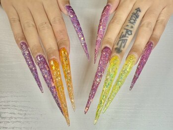 toinail/10本フルアート+スーパーロング