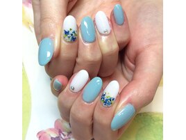 ～ドライフラワー春ネイル～