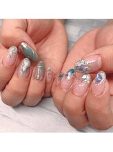 ソンリエ 青竹店(SONRiE)/アシンメトリーネイル