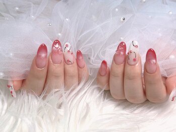 ラッキーネイル(lucky nail)/チップ長さだし持ち込みデザイン