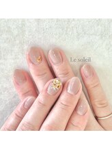 ル ソレイユ(Le soleil)/オレンジブーケネイル　byあやか