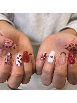 ウェイビーズ ネイル(wavy's.nail)/ハートネイル
