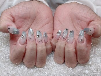 レアネイル 新宿(le'a nail)/マグネットグラデーションネイル