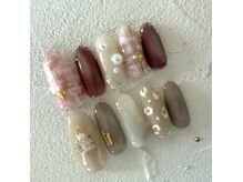 マトア ネイル(matoa nail)の雰囲気（1月マンスリーネイル 2種 カラー変更可 各5,500円）