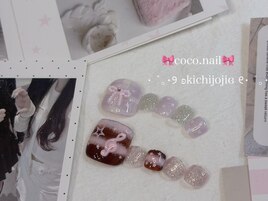 フット 春ネイル
