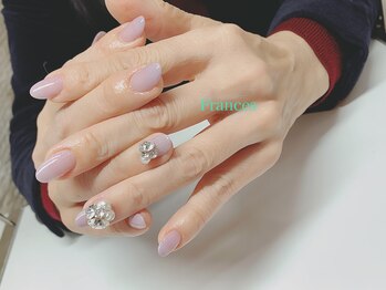 フランセス(Frances)/ワンカラー 3Dスワロ