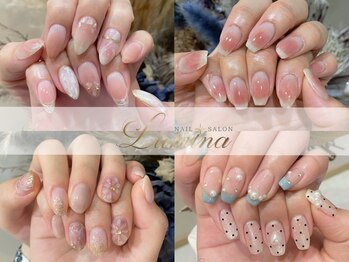 ルミナ 前橋店(Lumina)の写真/シンプル/フレンチ/ニュアンス/アートやり放題！可愛いを詰め込んだ理想のお出かけNail♪