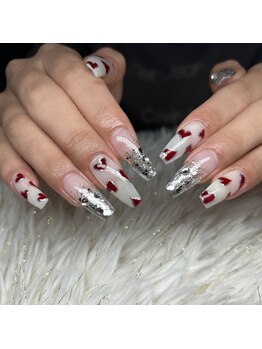 グロウネイル(Glow.Nail)/バレンタインネイル