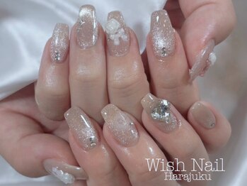 ウィッシュネイル 原宿店(Wish Nail)の写真/ジェルアートし放題90分新規7500円再来8500円 120分新規8500円再来9500円☆ブライダルネイルのご予約も歓迎