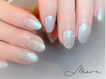 ムーン(Moon)/パールワンカラー×ミラーアート