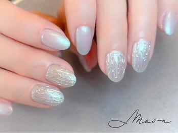 ムーン(Moon)/パールワンカラー×ミラーアート