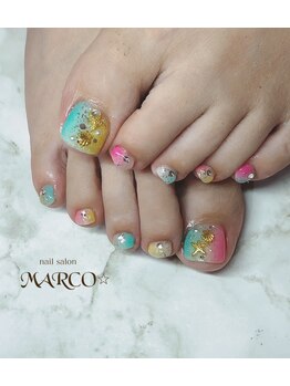 ネイルサロン マルコ(nail salon MARCO)/カラフルネイル