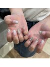 持ち込み×キラキラネイル